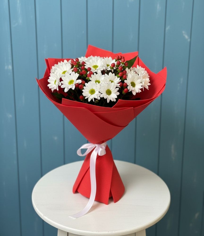 Букет цветов из: Хризантемы в Ковернино