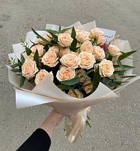 Букет Кремовые розы Латте в Ковернино