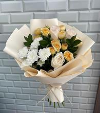 Букет цветов из:  Розы и Хризантемы в Ковернино