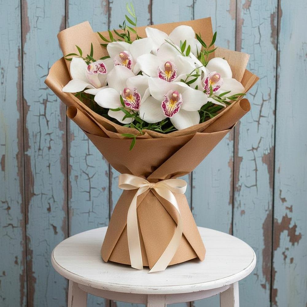 Букет цветов из: Орхидеи и Розы в Ковернино