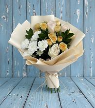 Букет цветов из:  Розы и Хризантемы в Ковернино