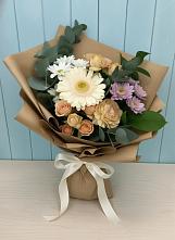 Букет цветов из:  Герберы и Хризантемы в Ковернино