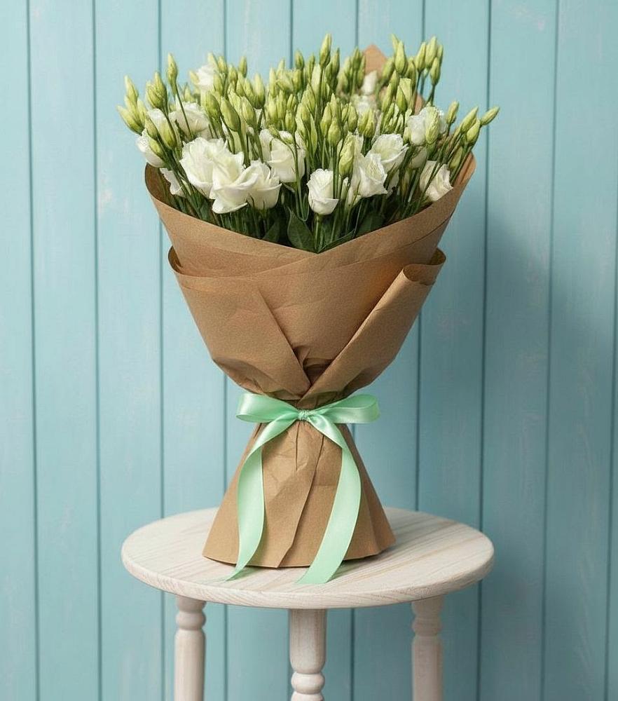 Букет цветов из: Лизиантусы в Ковернино