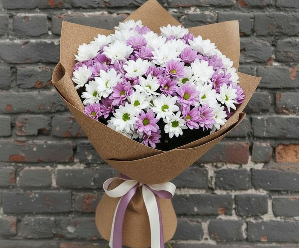 Букет цветов из: Хризантемы в Ковернино