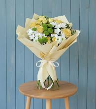 Букет цветов из:  Хризантемы и Розы #REPLACE_PRED# Ковернино