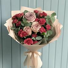 Букет цветов из:  Гвоздики и Розы в Ковернино