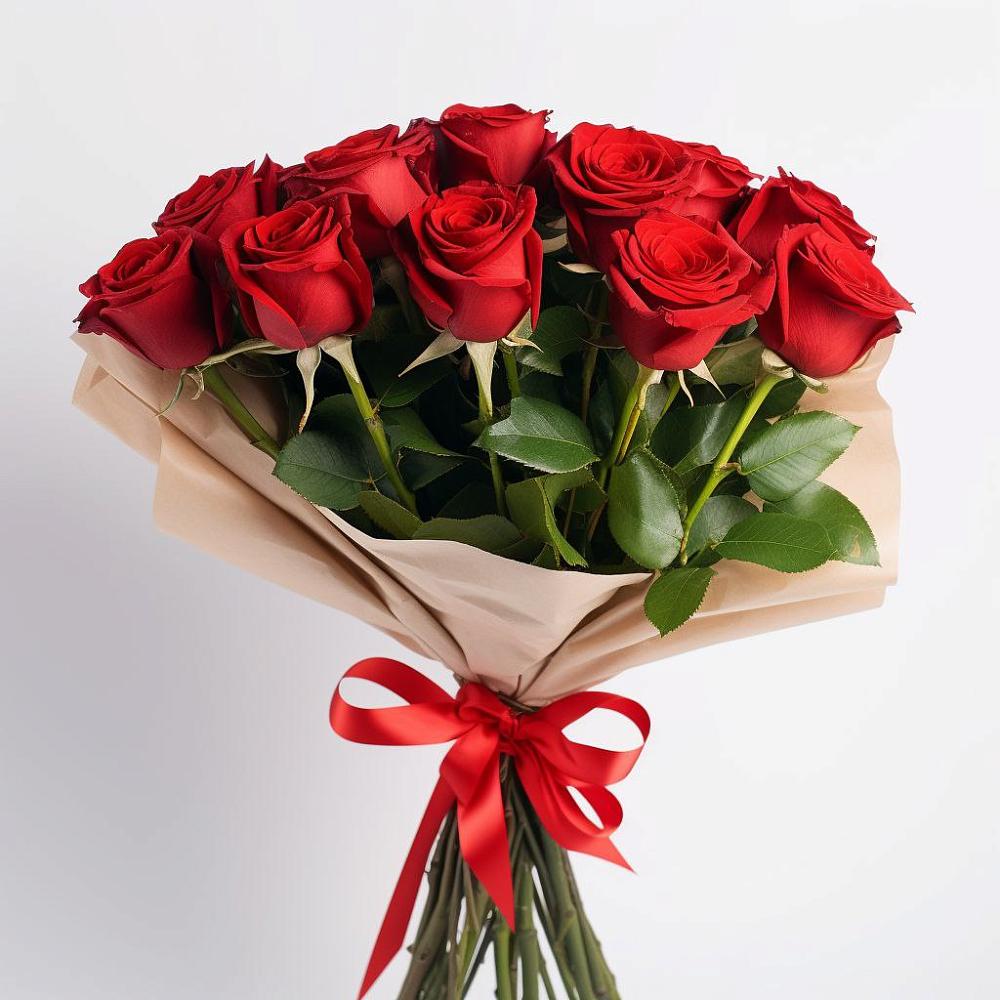Букет 11 Красных роз Эдлесс Лав в Ковернино