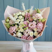 Букет цветов из:  Альстромерии и Розы #REPLACE_PRED# Ковернино